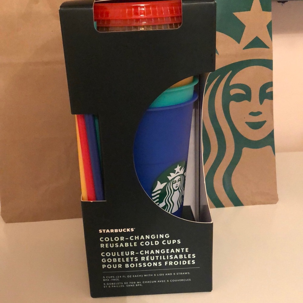 Starbucks color changing cups